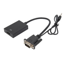 Adattatore da interfaccia media HD a VGA 1080P per PC, laptop, monitor