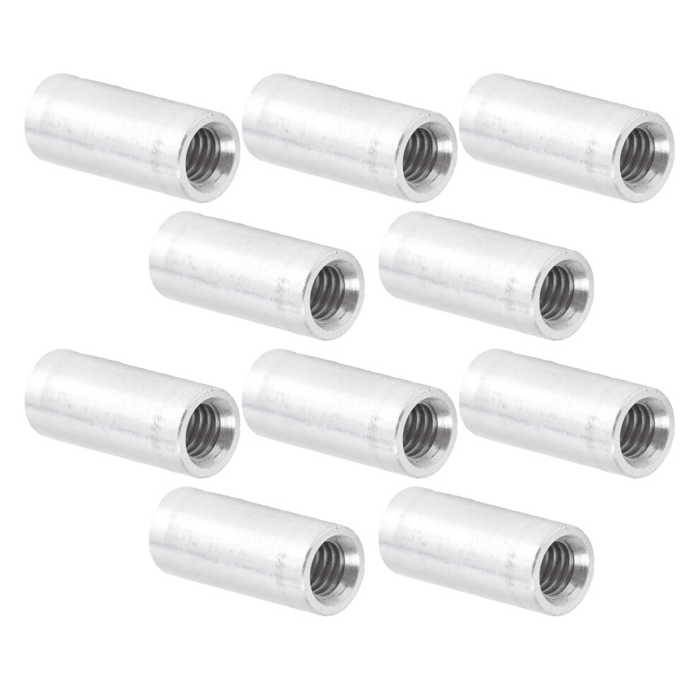 10Pcs Aluminum Alloy Threaded Round Standoff M4x0.7mm 14Mm For Quadcopter Diy 4691377448555