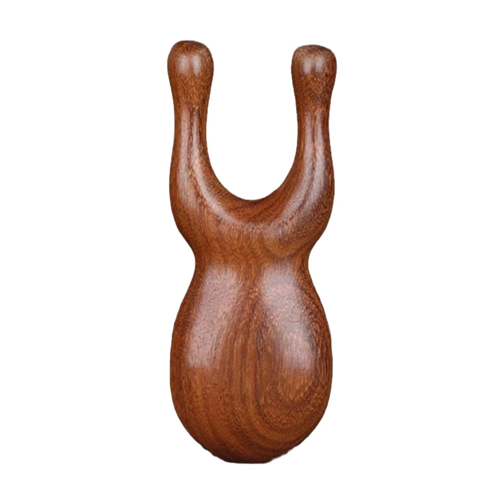 Unisex Sandalwood Comb Wide Tooth Wooden Scalp Massager Deer Antler Design Antistatic Hair Care