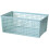 Desktop Storage Basket Rectangular Plastic Organizer Bin With Handle Ventilated Hollow Out Home Office Small Size 5