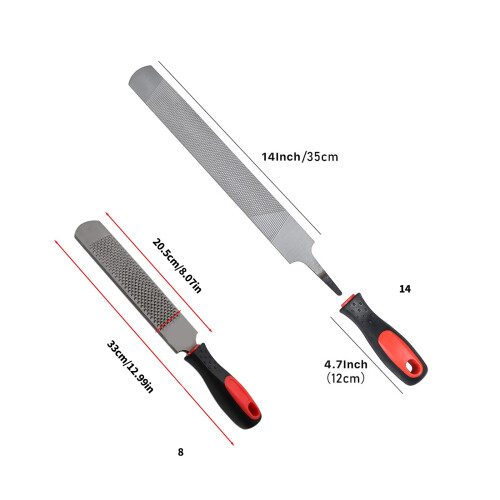 Tragbare Hufpflegeraspel für Pferde, ergonomischer,-8 Zoll 2