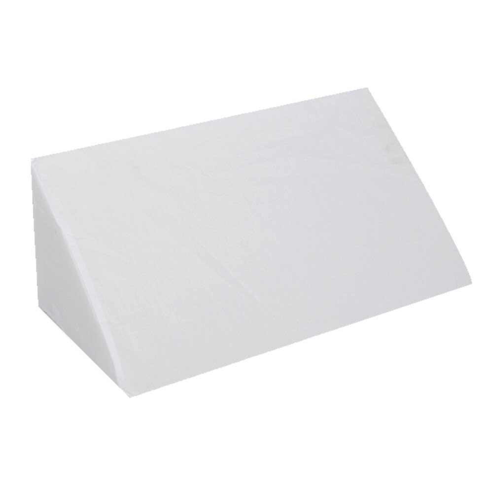 Wedge Pillow for Adults with R-Shaped Design, Medical Elevated Bolster Positioning Wedge for Side Sleeping and Back Pain, High-Density Foam Incline C