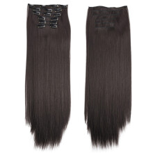 Fluffy Clip-in Hair Extensions, Syntetisk Fiber Design Med Varmebestandige Egenskaber, Nem At Bruge Og Vaskbar, Usynlig Tykk H