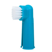 Komfortable Fingerzahnbürste für Haustiere, Fingerzahnbürste für Hunde und Katzen mit weichen Silikonborsten, BPA-frei, ungiftig, mit