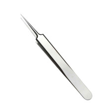 Uirlis Pimple Popper le haghaidh Cóireála Aicne, Tweezers Cuartha Eastóscóir Ceann Dubh le Tweezers Díreacha agus Tweezers Claonta, Blackh