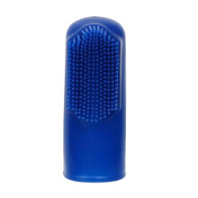 Komfortable Fingerzahnbürste für Haustiere, Fingerzahnbürste für Hunde und Katzen mit weichen Silikonborsten, BPA-frei, ungiftig, mit