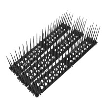 Garden Fence Spikes Set Of 3 Black WeatherResistant Bird Deterrent Rods For Outdoor Use Pigeon Squirrel Woodpecker