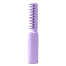 Anti-verbrandingskammen, draadloze oplaadbare stijltangborstel met instelbare temperatuur, multifunctionele stylingborstel met titanium