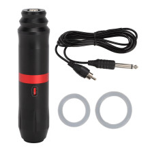 Máquina de tatuagem ergonômica com curso ajustável, kit de tatuagem antiferrugem, carcaça de precisão CNC, compatível com agulhas de cartucho,