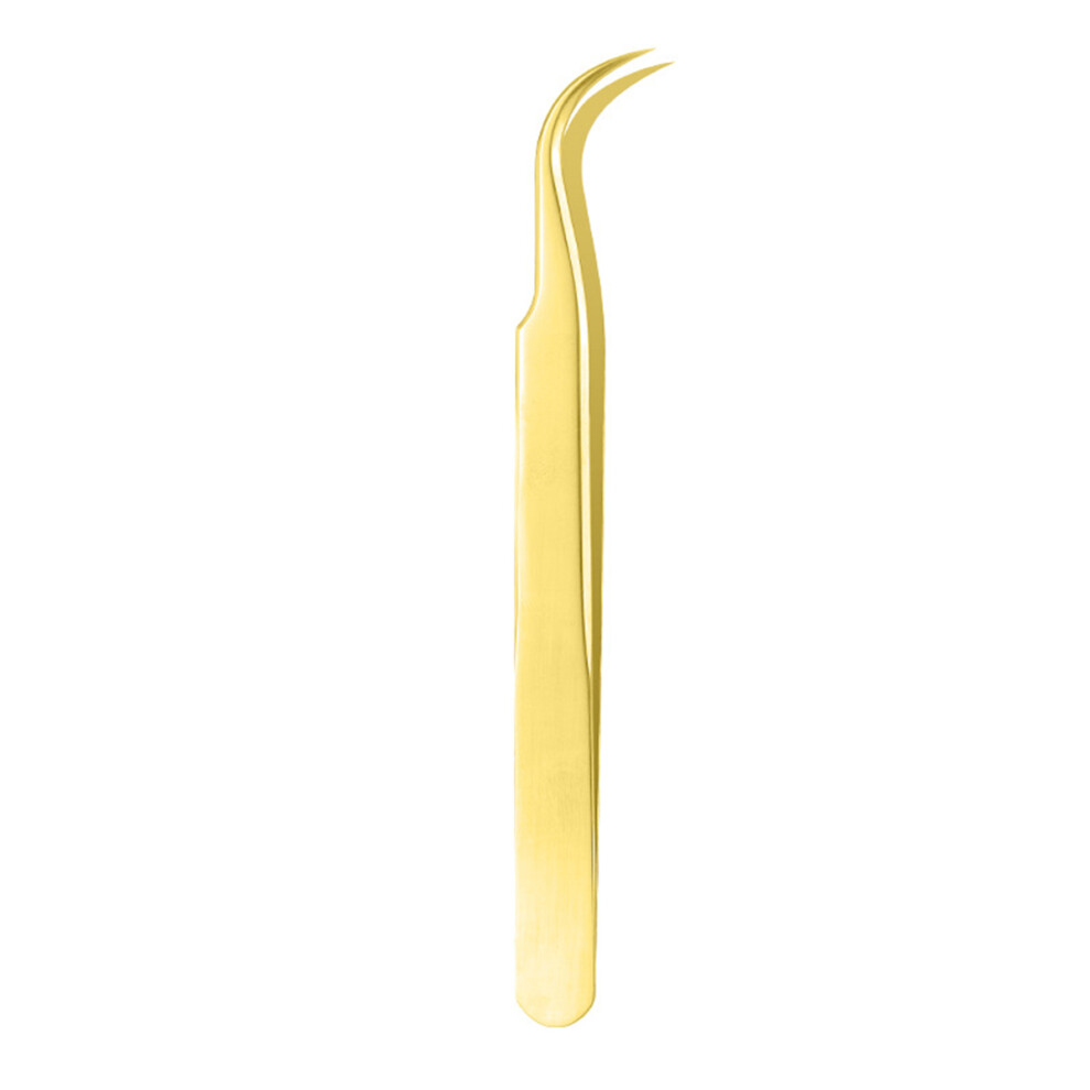 Rust-Resistant & Anti-Static, Surgical-Grade Stainless Steel Lash Tweezers for Eyelash Extensions, Precision Tool with Anti-Static and Anti-Magnetic