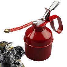 Engine Oiler Pump Hand Pump Oiler Canister For Automotive Oil Dispenser With Flexible Hose Spout Cars Trucks Motorcycles