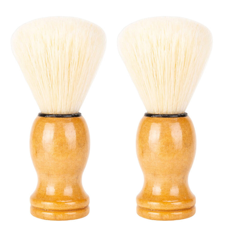 Premium Shaving Brush For Wet Shaving, Luxury Gift For Men With Soft Bristles And Wooden Handle, Comfortable Shave Experience Enhanced By Rich Lather