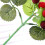 Κόκκινα φρούτα Bayberry, αληθοφανείς τεχνητές φράουλες για ζωντανή διακόσμηση 6