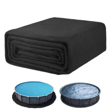 Round Pool Ground Cloth 3.05m PunctureResistant Liner Pad for Above Ground Pools and Spas