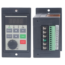 Mini VFD Inverter 0.2KW 1PH to 3PH AC Converter, ABS/PC