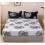 Σεντόνια Microfiber Queen, Σεντόνια με Floral Print για Ζεστές Νύχτες, Σεντόνια με Βαθιά Τσέπη 5