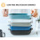 Ceramic Baking Dish Rectangular Bakeware, Small Oven Safe Lasagna Pan with Easy Clean Surface, Black 2