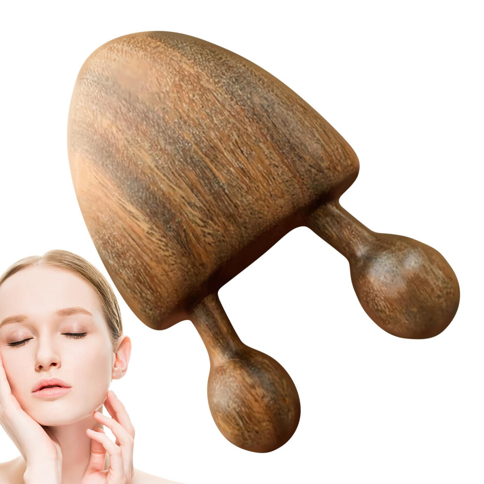 Wood Scalp Massager Comb for Stress Relief, Ergonomic Wooden Tool for Head, Facial and Body Relaxation