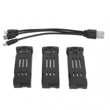 Rc Drone Lithium Battery 3.7v 1800mah Remote Control Uav Battery for E58 E68 Jy109 998pro Quadcopter 3pcs-hhny