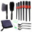 14 pezzi Kit di pennelli per detailing auto,15-26 cm, microfibra 14