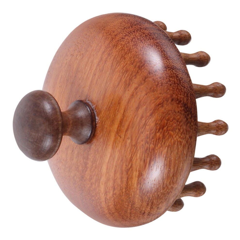 Wooden Scalp Massager Brush Relieves Itchiness Promotes Healthier Hair EcoFriendly for Travel