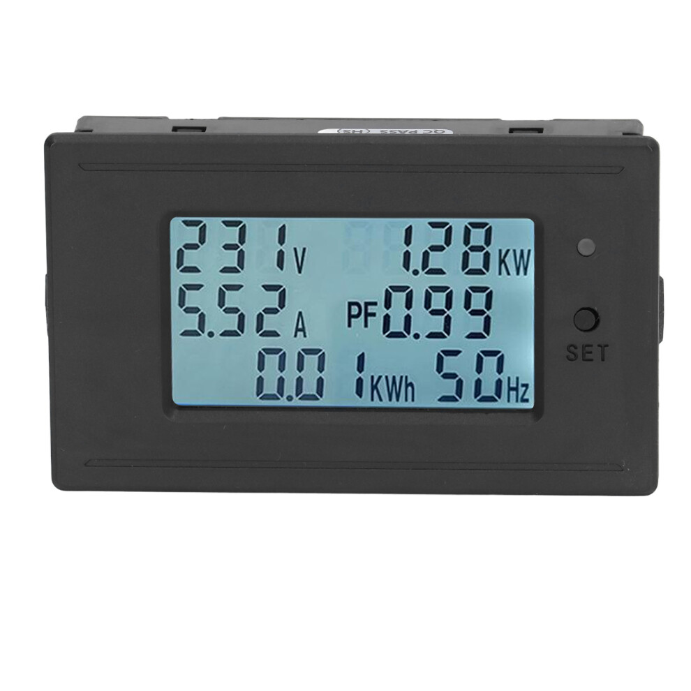 Voltage Alarm Function Digital Current Meter Lcd Display Power Measurement Energy Monitoring Built-In Shunt Data Storage Multifunctional Blue 9175034386855