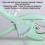 Oral care tool with 2 training modes, transparent angle plate, Adjustable opening distance 4