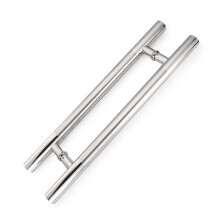 Glass Door Handle Stainless Steel Pull, Rustproof Barn Door Sliding Grip for Indoor Outdoor Use