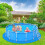Swimming Pool Floor Protector with PunctureResistant Cushioning, Foldable Pool Base Mat 3.35m 3