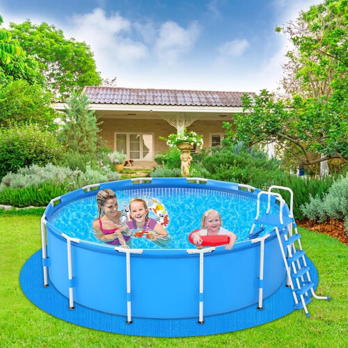 Swimming Pool Floor Protector with PunctureResistant Cushioning, Foldable Pool Base Mat 3.35m 2