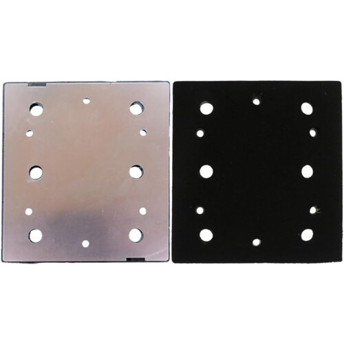 Sanding Pad Backing Plate 100 x 110mm, Compatible With Sander, Includes 14 Sheets 2