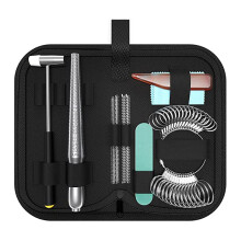 Jewelry Making Tools Ring Sizer Set with Precise Measurement and Polishing Cloth for Crafts