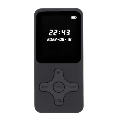 Ultra Thin Bluetooth MP3 MP4 Player 8G, 1.77" LCD, Black