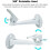 Projector Stand Angle Adjustable Wall Mount Bracket For Mini Projector Max Load 3.3 Pounds 2