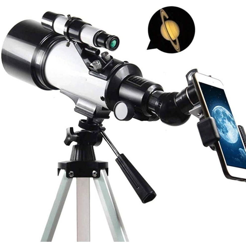 Astronomical Telescope 70Mm Aperture, 400Mm Focal Length Travel Telescope For Beginners With Tripod And Carry Bag Light 9199774226257