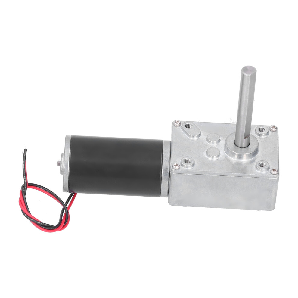 Dc 12V Worm Gear Motor 27Rpm Self Locking Gearbox, 8X51mm 6931377459341