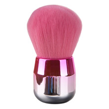 Verblendpinsel für Gesichtspuder mit ergonomischem Griff, weiche Borsten für vielseitige Anwendung beim Auftragen von Rouge und Concealer, waschbar