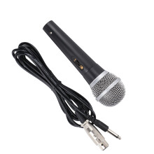 XLR Handheld Microphone with 3m Cable, Dynamic, 1/4 Inch Plug