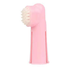 Komfortable Fingerzahnbürste für Haustiere, Fingerzahnbürste für Hunde und Katzen mit weichen Silikonborsten, BPA-frei, ungiftig, mit
