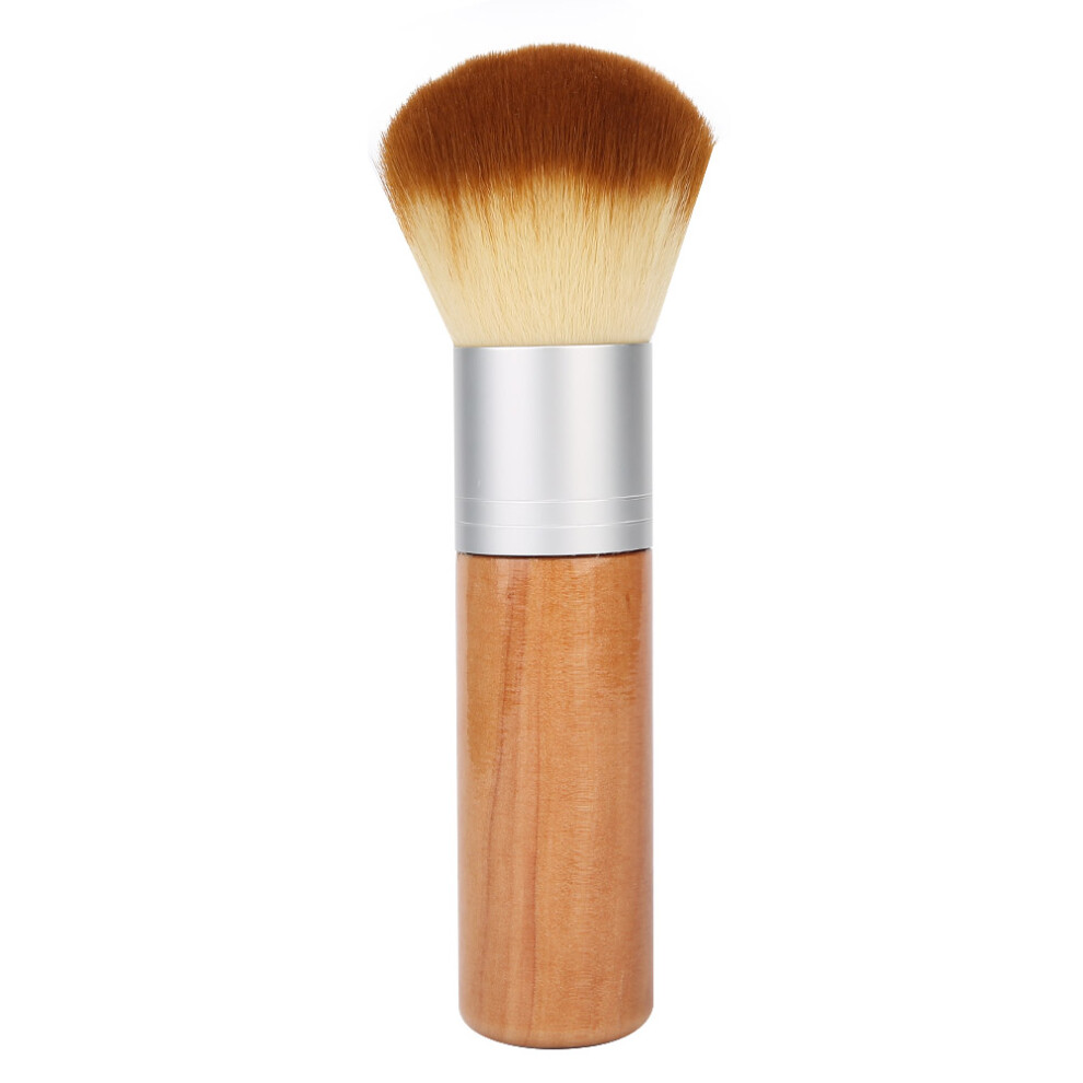 Vegan Makeup Brushes, Dense Plush Bristles For Seamless Blending, Wooden Handle For Comfortable Grip, Cruelty-Free And Sustainable Bamboo Inspired