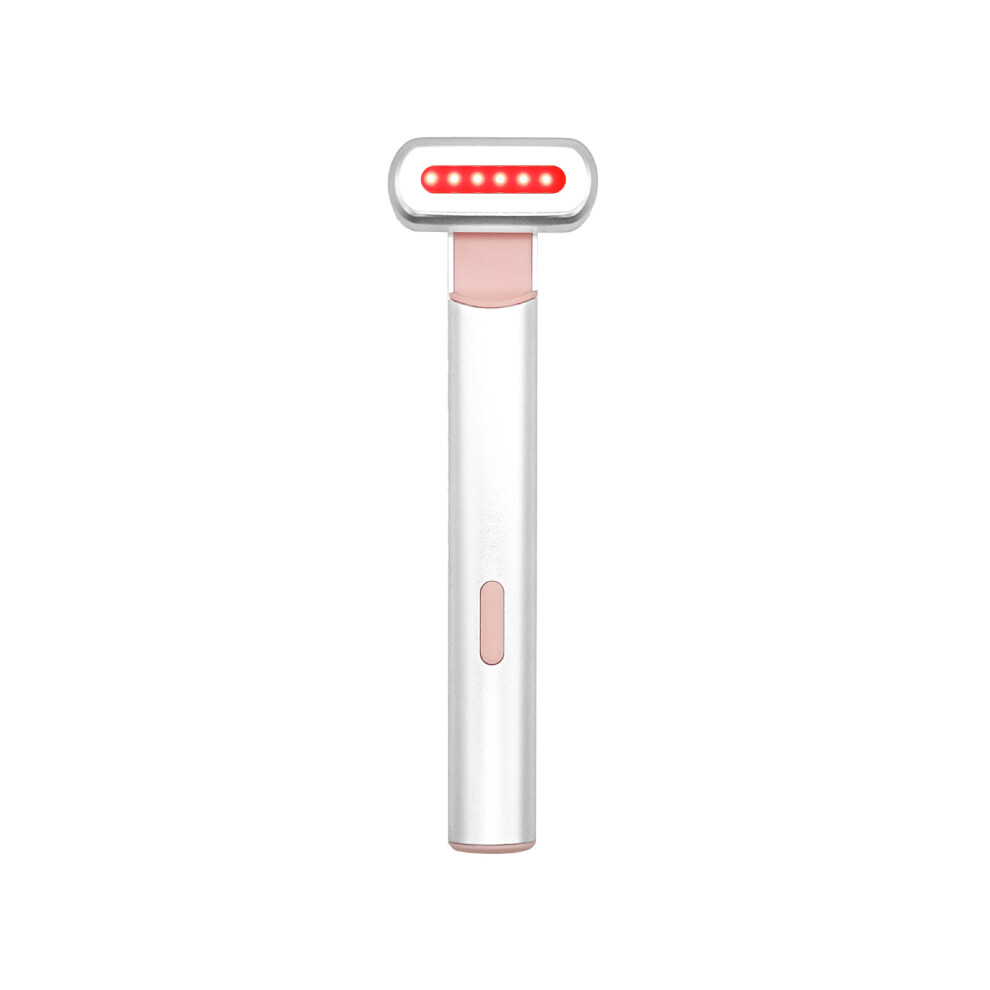 Red/Light Galvanic Current Facial Wand With Therapy For Wrinkle Uction, Anti Aging Skin Tightening Device Featuring Microcurrent Vibration Massage