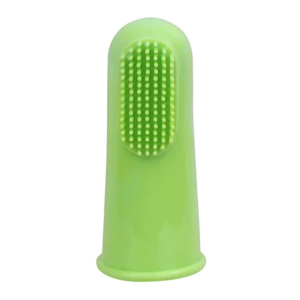 Comfortable Finger Sleeve Pet Toothbrush, Finger Toothbrush for Dogs Cats with Soft Silicone Bristles, BPA-Free Non-Toxic Build Featuring Advanced Or