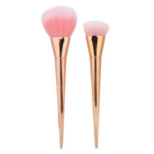 Pincel Kabuki com cerdas macias e densas, cerdas sintéticas que não soltam, ferramenta de maquiagem para aplicação de base e pó, design elegante