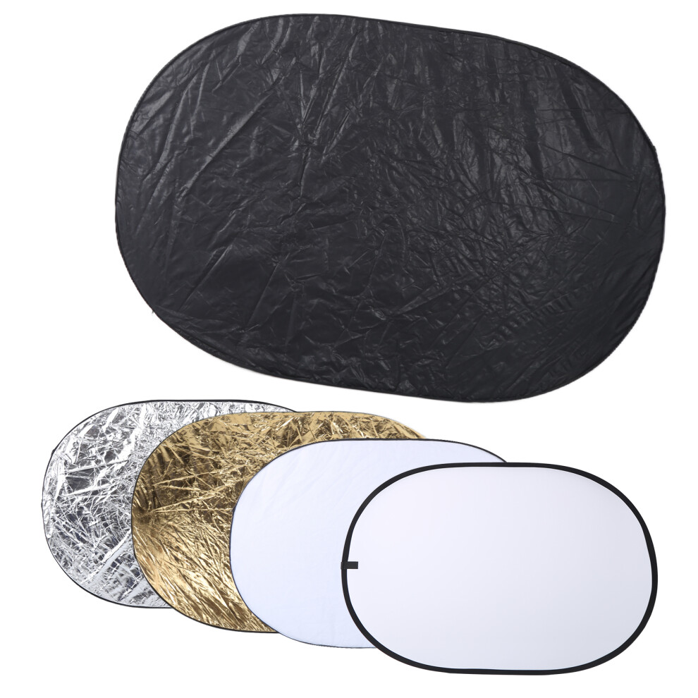 5 In 1 100X150cm Collapsible Reflector Background Board For Indoor Outdoor Photography 7891377459910