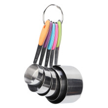 Precision Cooking Companion, värmeisolerande mätset i rostfritt stål med platt bottendesign för stabil placering, halkfri och
