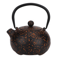 Cast Iron Teapot With Handle Vintage Design Classic Iron Tea Kettle For Home Use Stainless Steel Grab Bar Suitable For Brewing Green Flower Medicinal