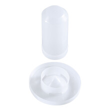 Pet Bird Drinker Feeder Plate Bird Supplies Parrot Chicken-B
