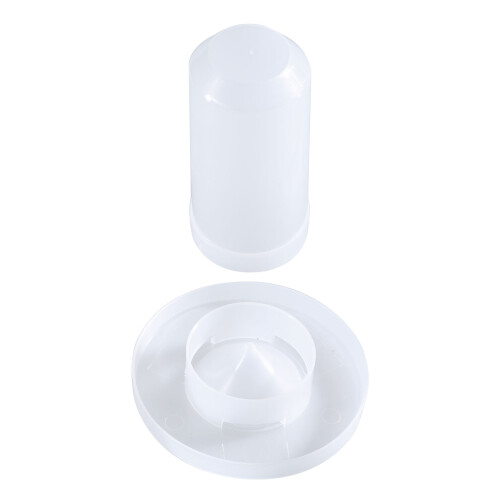 Pet Bird Drinker Feeder Plate Bird Supplies Parrot Chicken-B