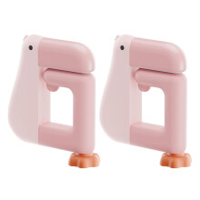 Pack of 2 Duck Shaped Wall Hook and Bag Holder, SpaceSaving Handbag Storage for Office or Classroom