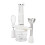 Portable Stick Mixer, Versatile Attachments For Effortless Blending, Immersion Hand Blender With Adjustable Speed, White 2